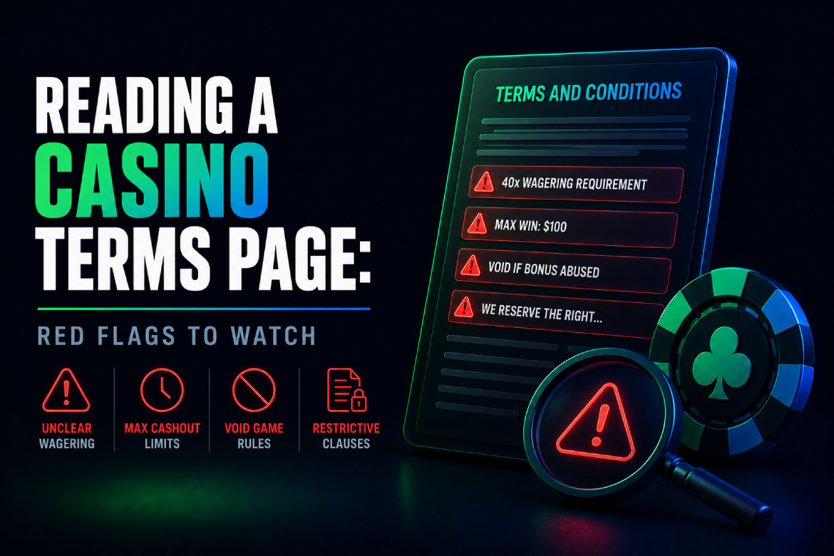 Reading a Casino Terms Page: Red Flags to Watch